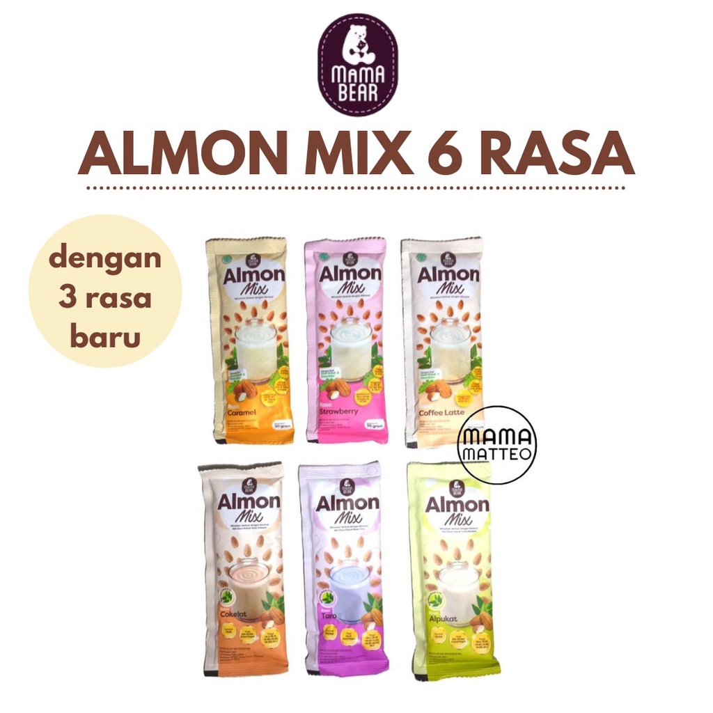 MAMABEAR TESTER PACK / MAMA BEAR ALMON MIX ZOYA MIX TEH CAMPUR RASA / MAMABEAR BANDUNG