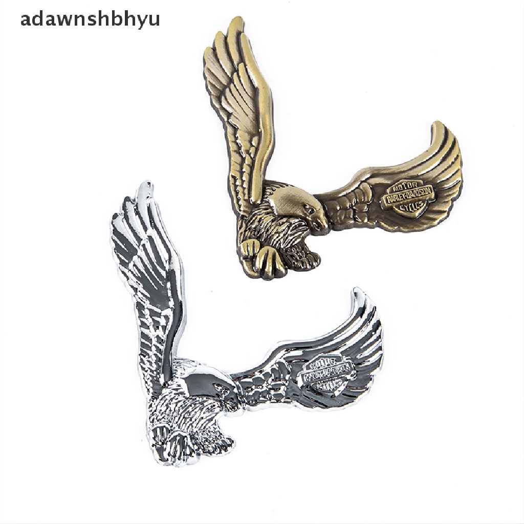 Adawnshbhyu 3D Metal Stiker Mobil Eagle Emblem Badge Auto Body Decals Motor Mobil Dekorasi