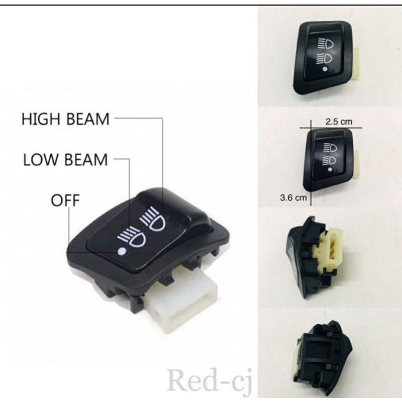 SAKLAR HONDA SAKLAR DIMMER DIM MOTOR HONDA SWITCH LAMPU MOTOR HONDA BEAT SCOOPY VARIO SUPRA KHARISMA REVO DLL