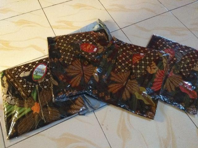 Batik Tunik Mataram Premium Kembang Wulu Kondangan Seragam Kerja Etnic Exclusive Prada