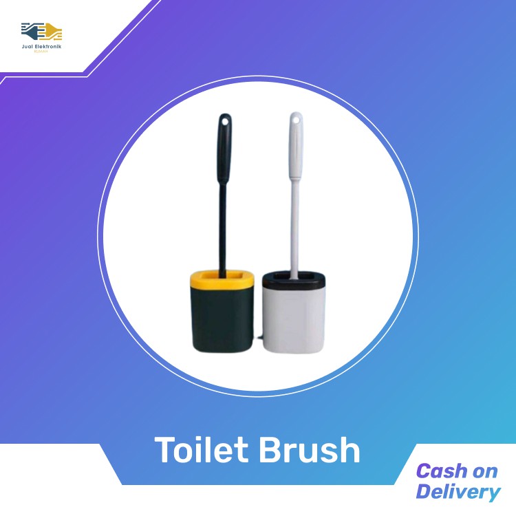 Toilet Brush Sikat WC Silikon Pembersih WC Elastis