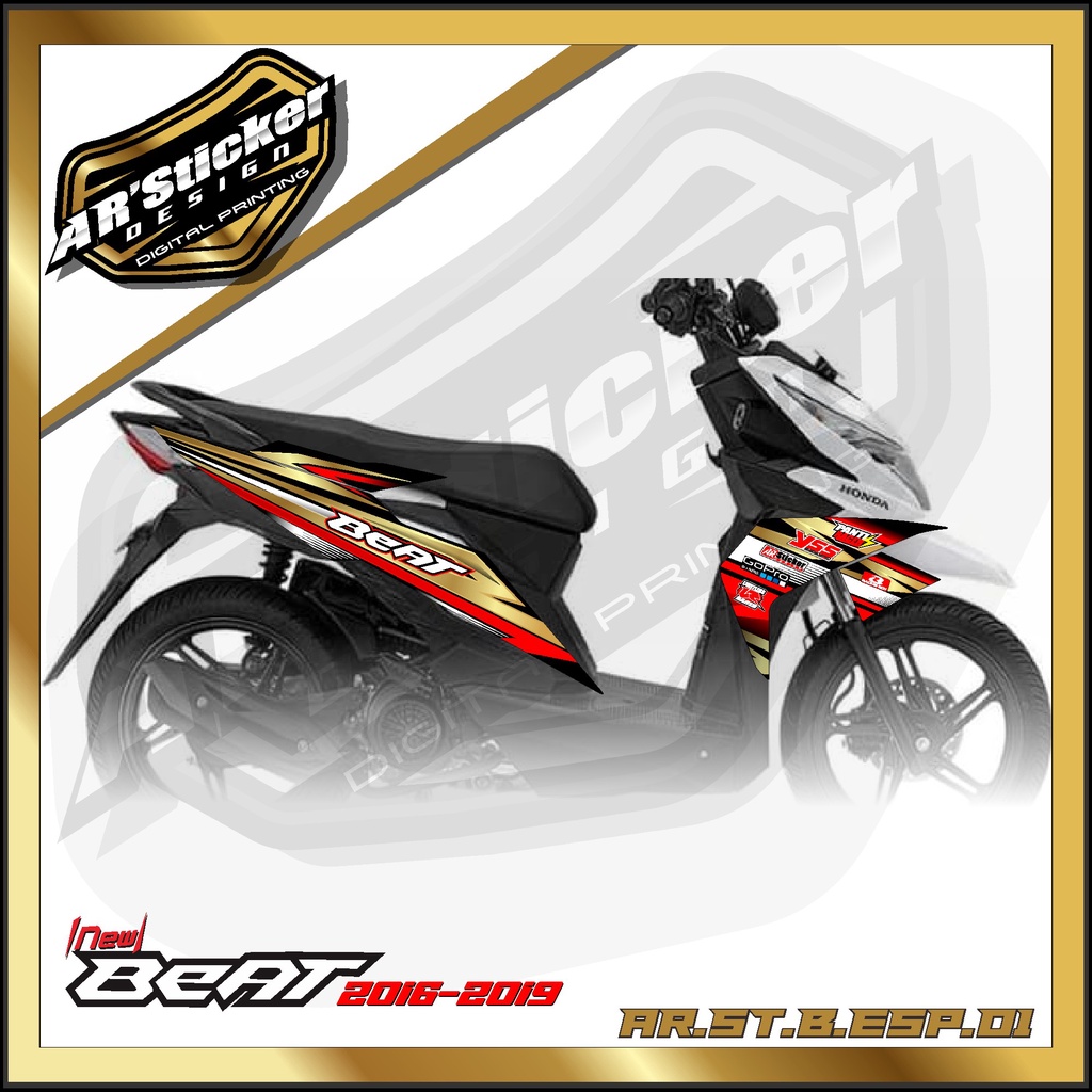 Jual BEAT STICKER VARIASI Beat FI New