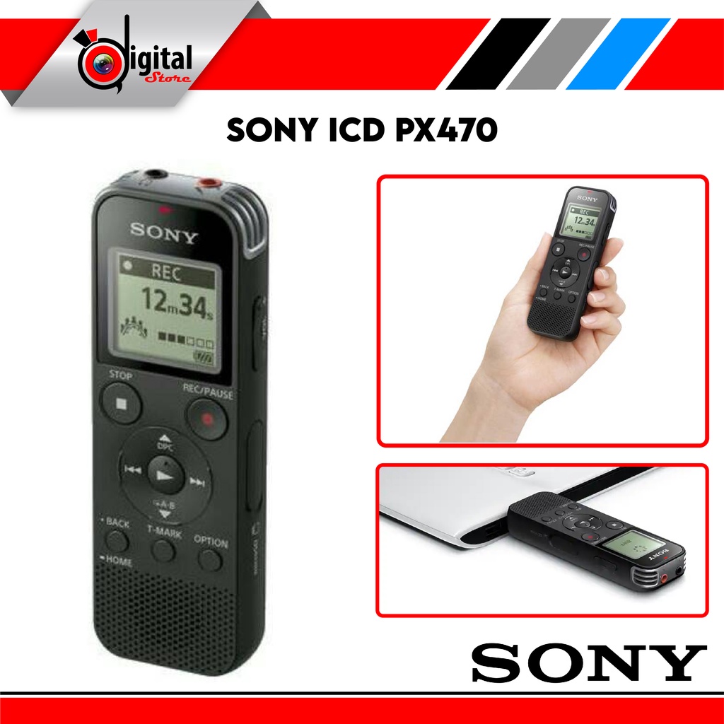 VOICE RECORDER SONY ICD PX470 - Perekam Suara