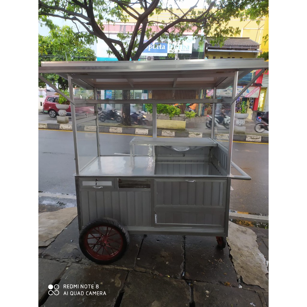 Gerobak Roda Motor Serbaguna Buat Gorengan &  Chicken - FREE Onkir Khusus Jabodetabek