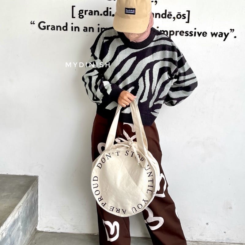 KALILA - ZEBRA BLOUSE OVERSIZE ATASAN WANITA RAJUT PREMIUM