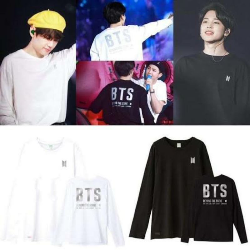 Kaos kpop BTS beyond the scene silver