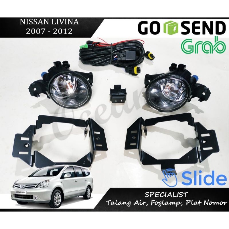 FOGLAMP LAMPU KABUT NISSAN GRAND LIVINA LAMA 2007 2008 2009 2010 2011 2012