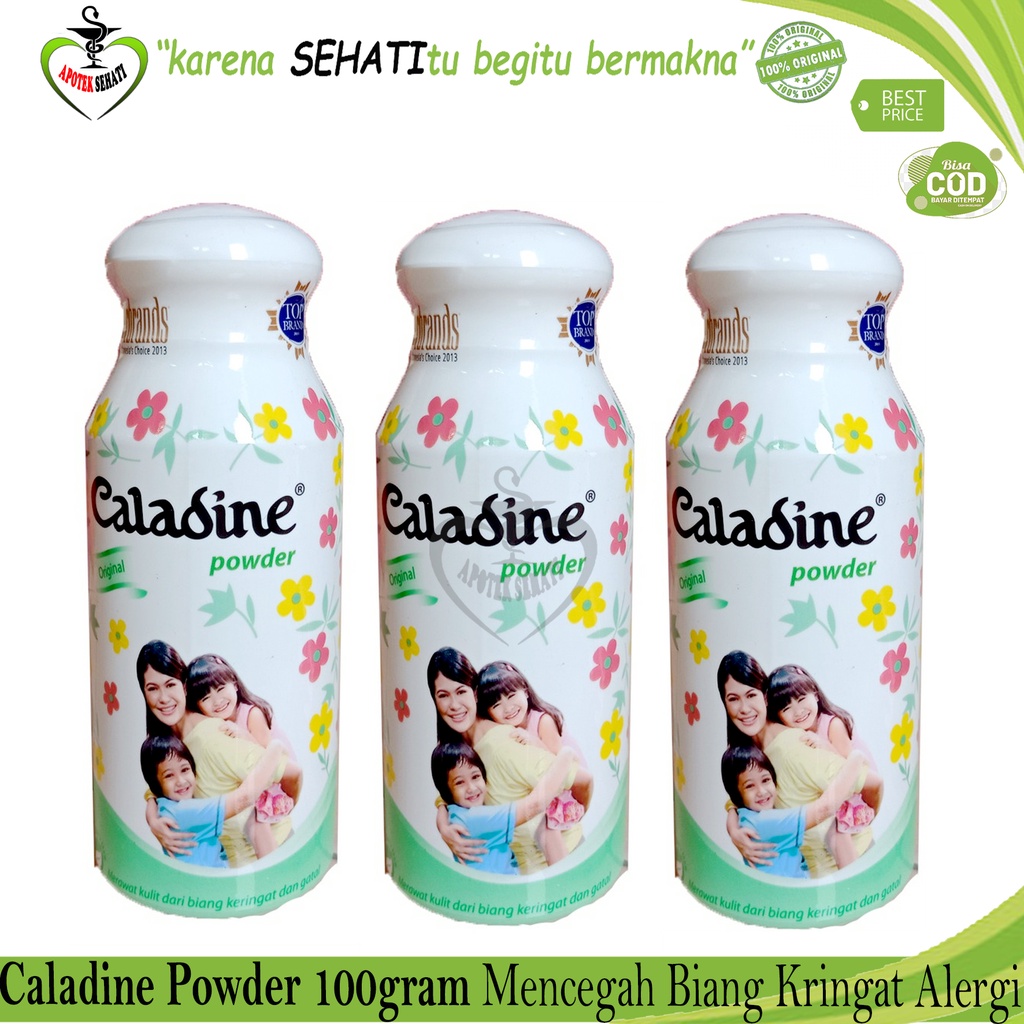 Caladine Powder Original 100 g Terlaris Bedak Gatal