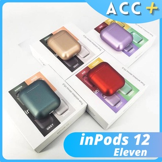 Inpods 12 - Inpods 12 Eleven Metallic - Earphone Headset Bluetooth Wireless Macaron Super Bass