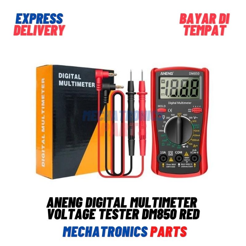 ANENG Digital Multimeter Voltage Tester DM850 Red