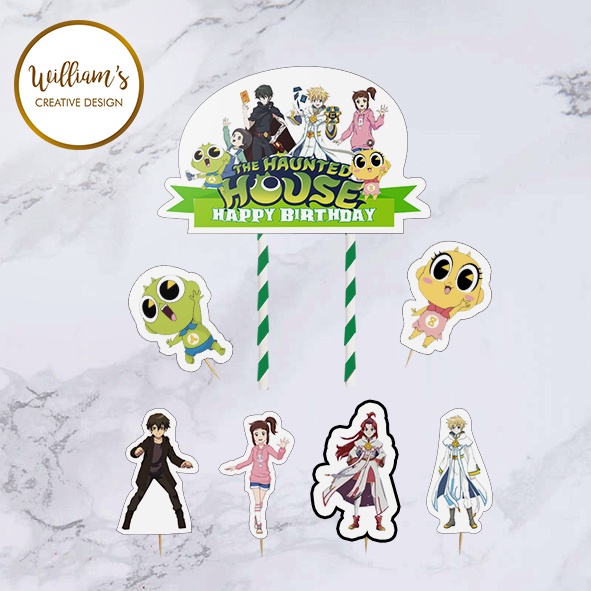 Hiasan Kue Cake Topper Birthday SHINBI HOUSE isi 7