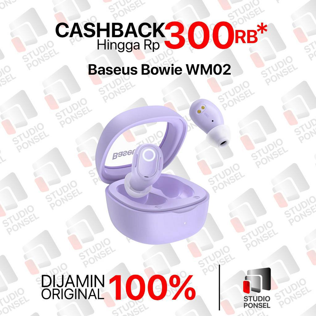 Baseus Bowie WM02 True Wireless Earphones Headset Headphones Resmi