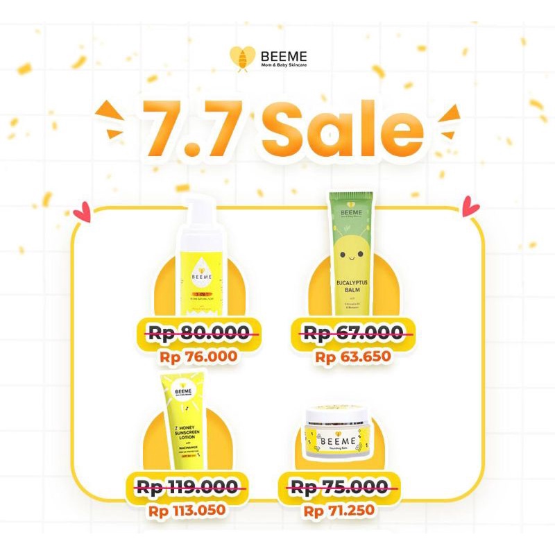 [FREE GIFT] BeeMe Balm, Honey Sunscreen SPF30 & Natural Soap 3 in 1