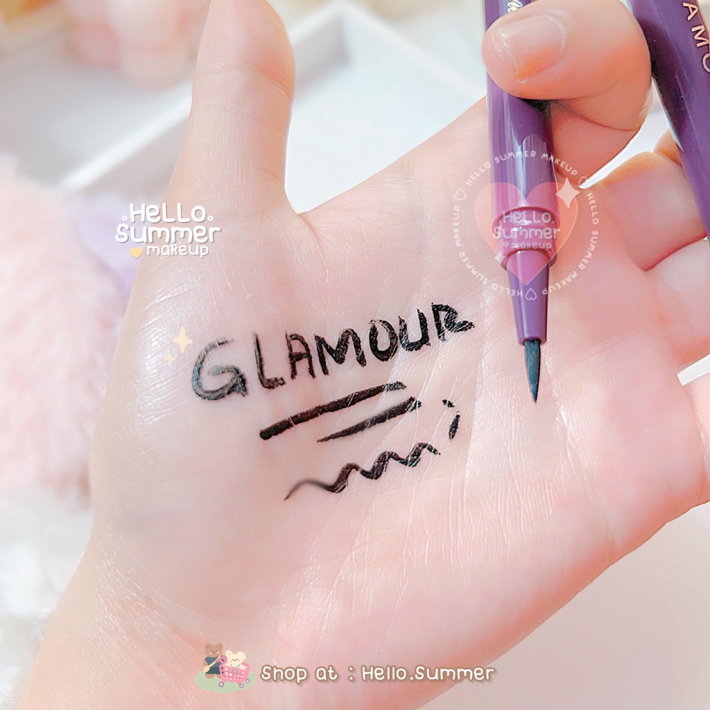 Glamour Style Eyeliner Pen Black Color Pigmented Waterproof 2ml