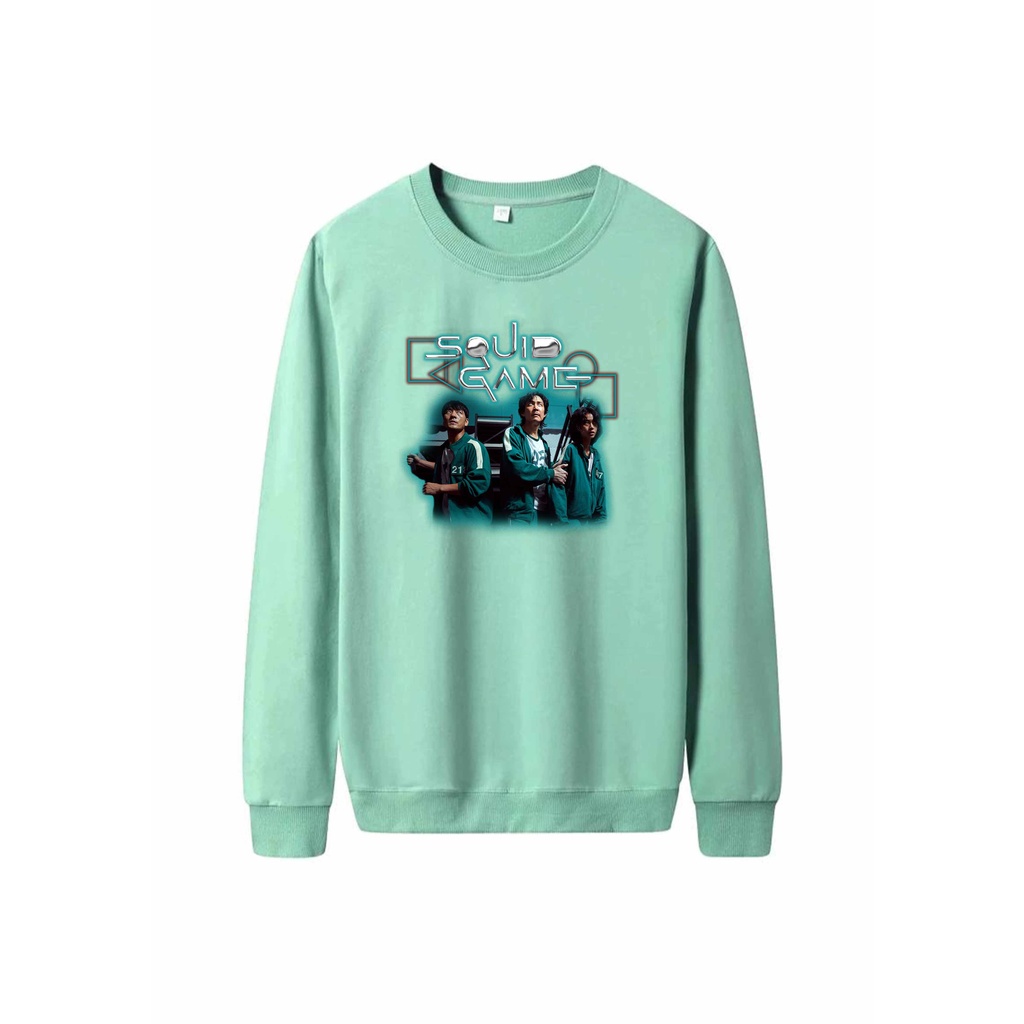 Sweater Pria Squad Squid Game Crewneck Pria M - XXL