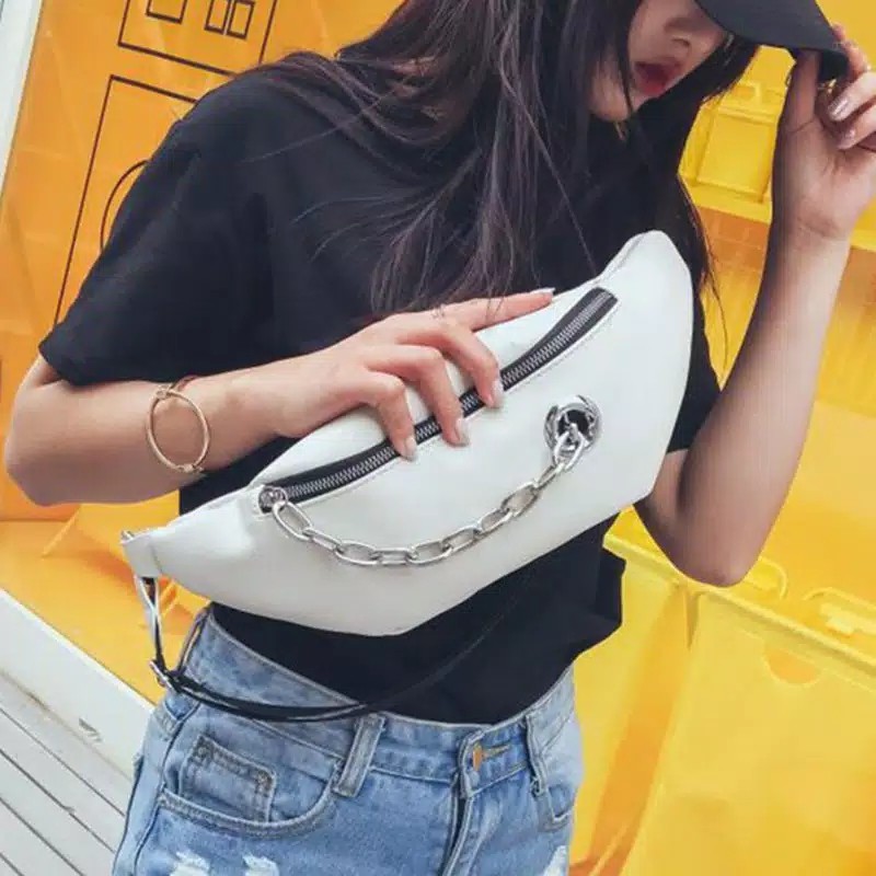 [COD] LB - New arrival waist bag / Tas pinggang fashion stylish asli import 178