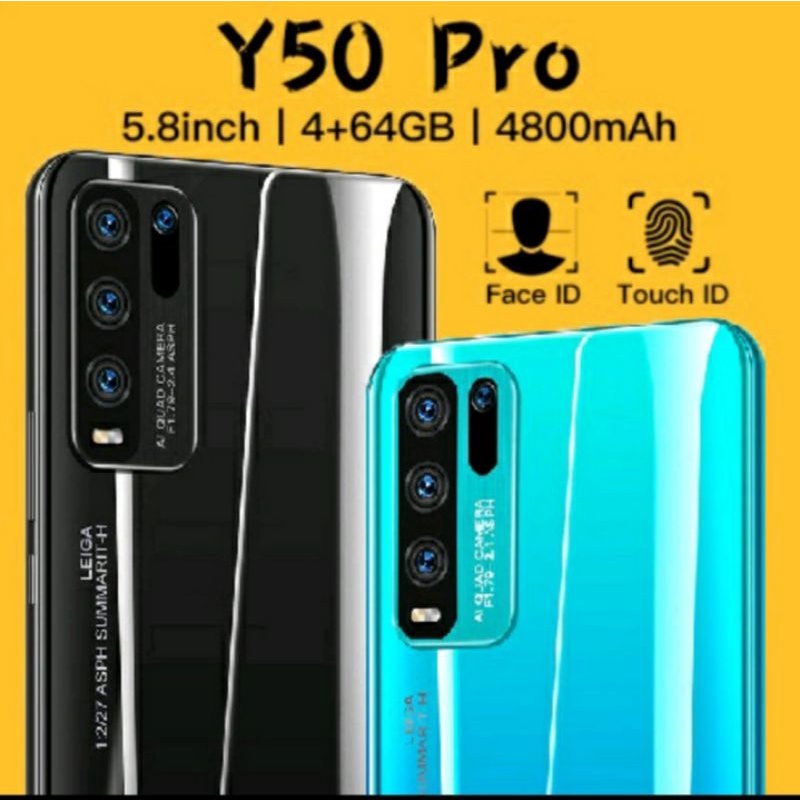 [HP MURAH ] VIVO Y50 PRO 6.35inch Handphone Android 6GB+128GB Android 10.0 5G 4G