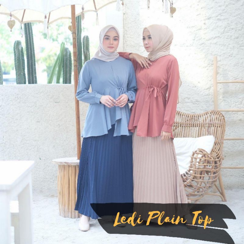 Lady Plain Top / Atasan Wanita / Blouse Muslim