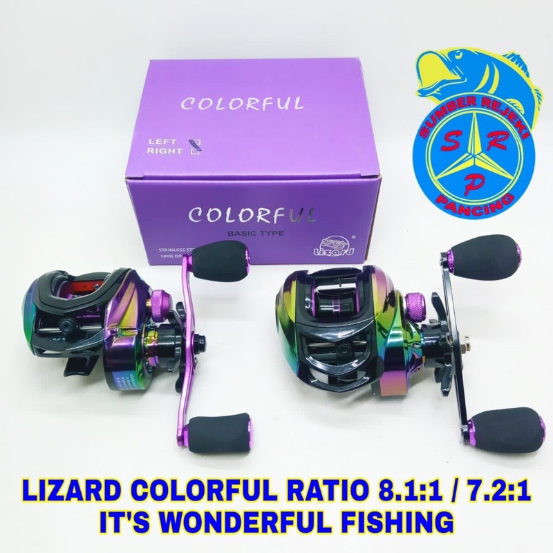 REEL BC lizard colorful dan audi ratio 10