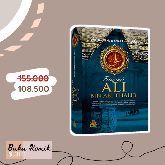 

PROMO!!! BIOGRAFI ALI BIN ABI THALIB HARD COVER TERMURAH