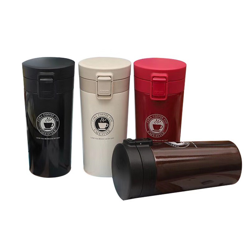 Termos Kopi /Coffe Cup Travel Mug Tahan Air Panas &amp; Dingin Vacuum 380 ml