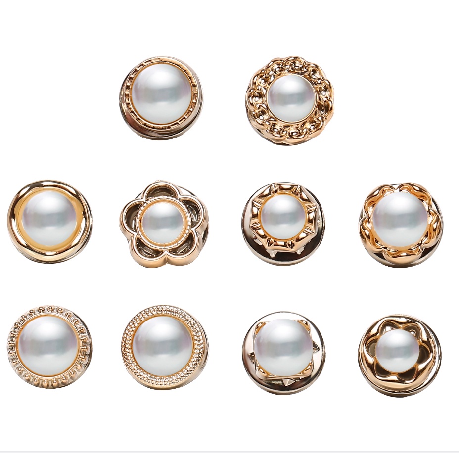 Pin Bros Bentuk Bunga Ikatan Simpul Mutiara 17km Untuk Aksesoris Perhiasan Pakaian-3