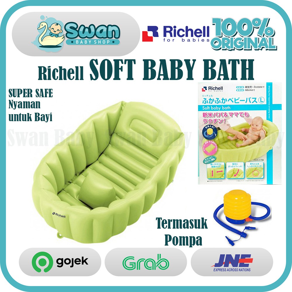 Richell Soft Baby Bath Tub / Perlengkapan Mandi