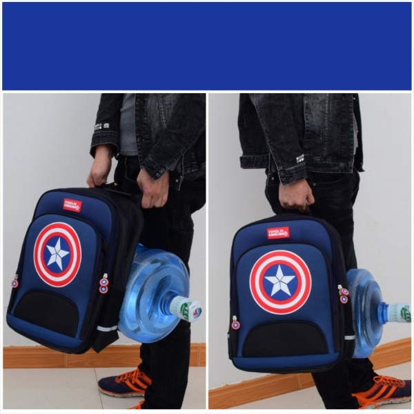 MIKADO - BK121 TAS SEKOLAH CAPTAIN AMERICA TAS RANSEL ANAK TAS ANAK TAS SEKOLAH ANAK TAS ANAK TK TAS RANSEL SEKOLAH