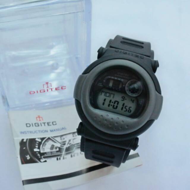 Jam Tangan Sporty Digitec DG-2101 Original Black Grey