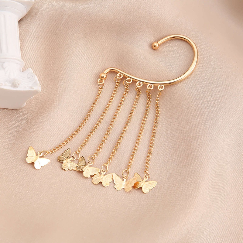 Anting Gantung Panjang Model Rumbai Aksen Berlian Imitasi Gaya Korea Untuk Wanita
