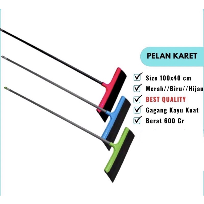 WIPER LANTAI KARET DAN GAGANG