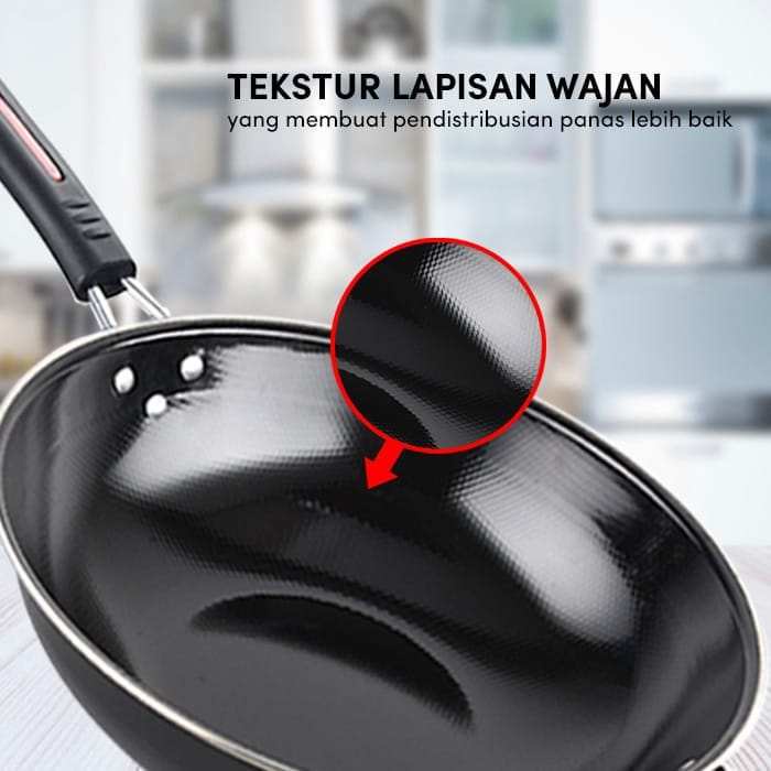 (RS)WAJAN /TEFLON ANTI LENGKET GAGANG/KUPING DIAMETER 34