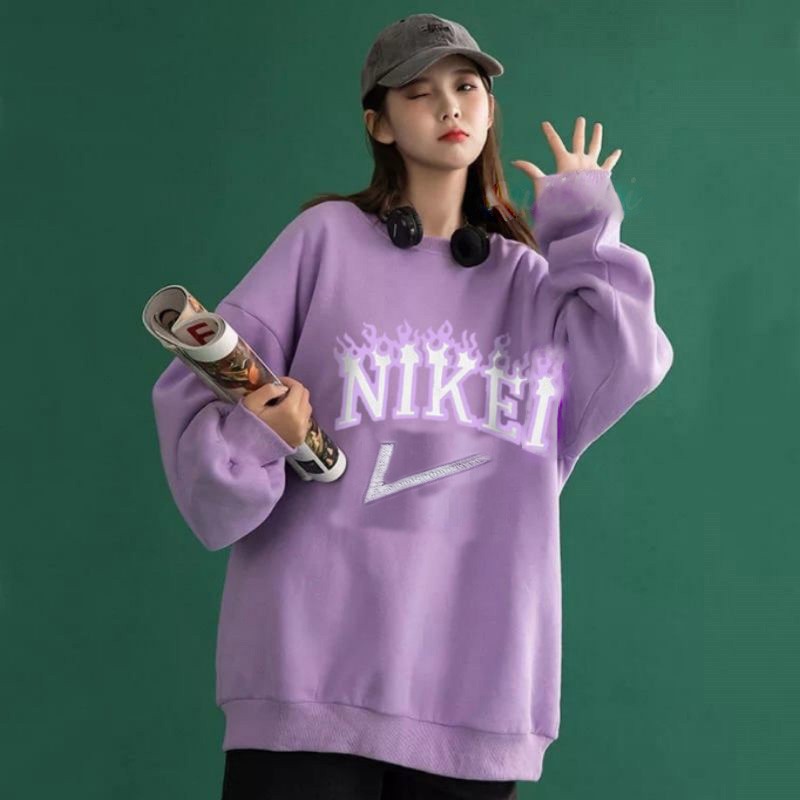 FIRE NIKEI BORDIR SWEATER OBLONG CREWNECK BABYTERRY MOTIF API