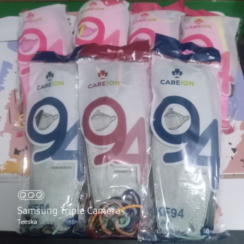 Masker careion care ion  KF 94  /  KF94 Warna Mix