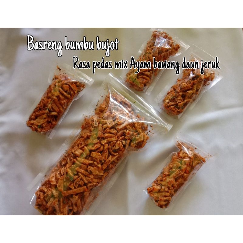 Basreng stick terlaris bumbu bujot daun jeruk 60 - 70-100gram LaelShop-3