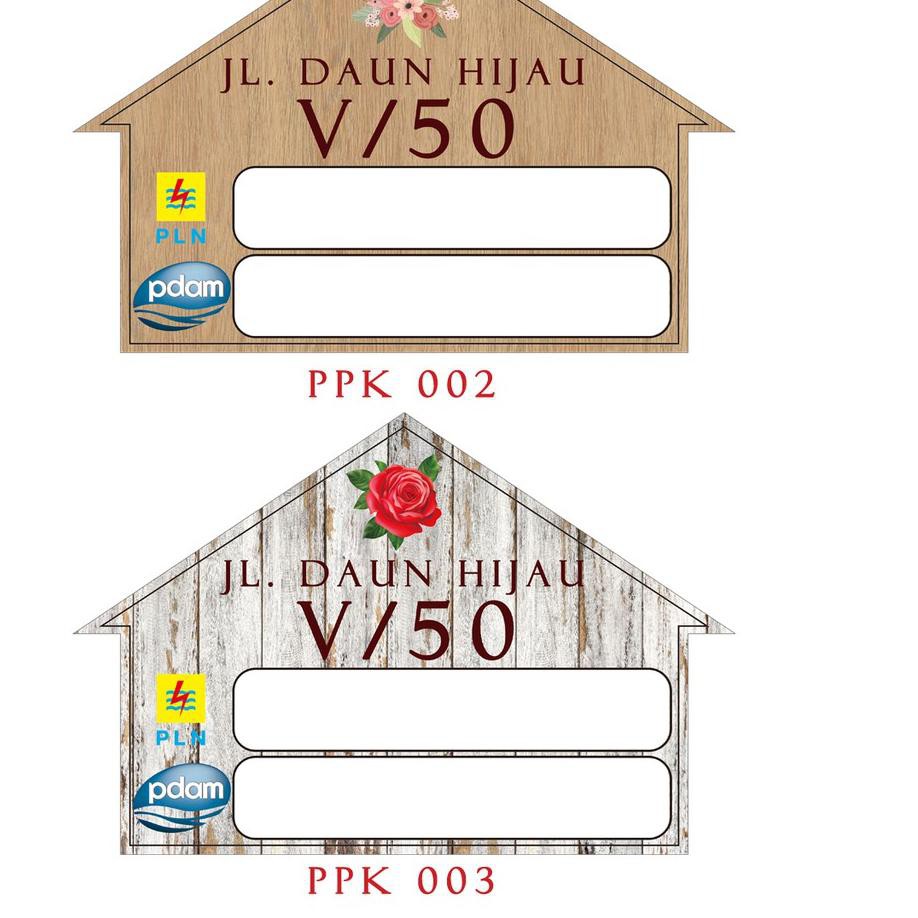 

>>READY_LAGI<< Papan Stand Meter PLN dan PDAM + Alamat ➠