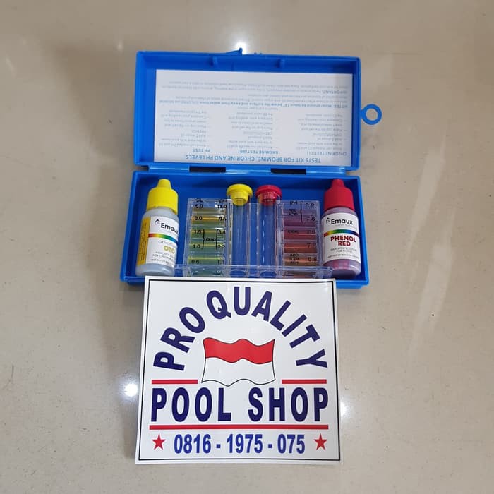 Unik TEST KIT EMAUX 2in1 POOL TEST KIT Murah