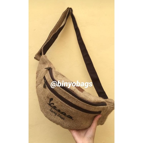 TAS PINGGANG GONI (UNISEX)//TAS KEKINIAN GONI