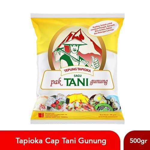 

BISA COD Tepung Tapioka Rose Brand Cap Pak Tani Gunung 500 gr [20 Pcs/Karton]