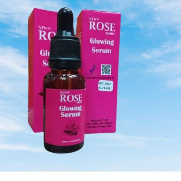 Rose Glowing Serum Bpom//Serum Rose Original
