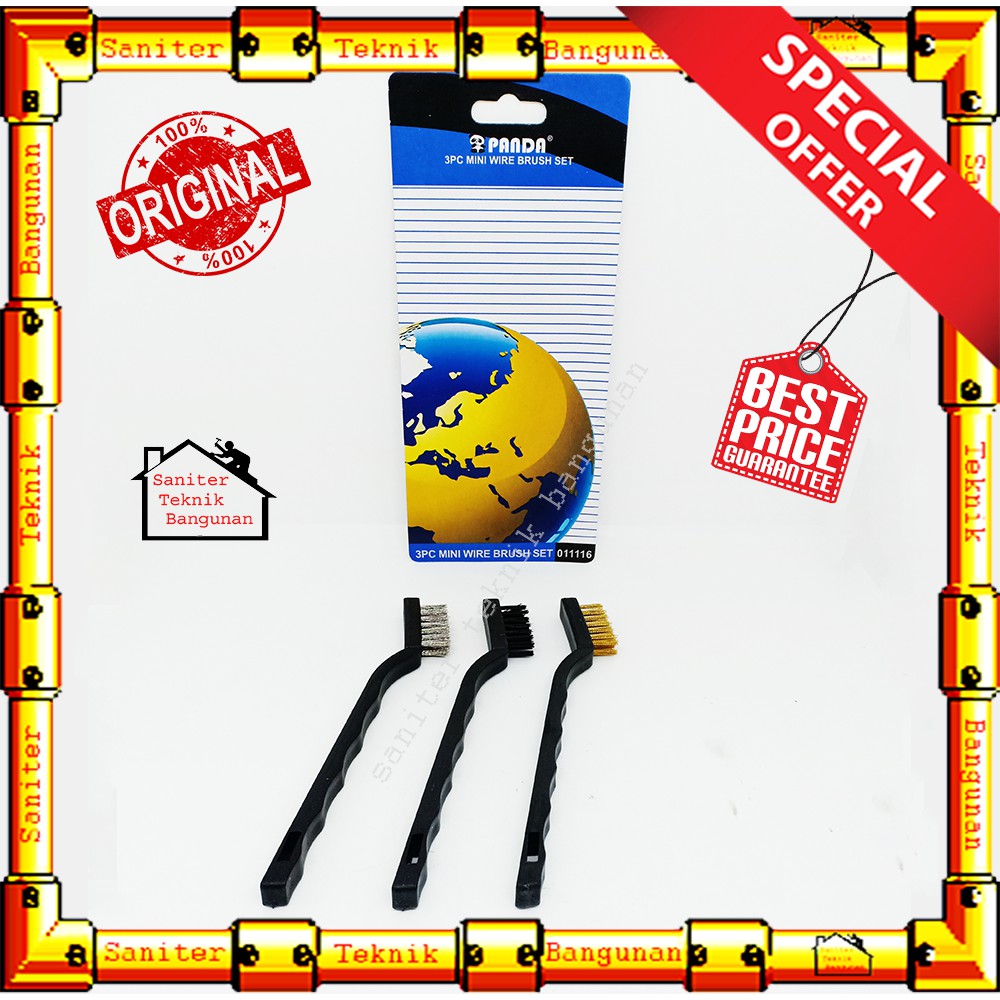 Sikat Kawat Mini Set 3 Pcs Freed