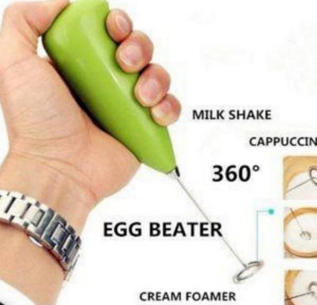 HAND MIXER MINI PORTABLE MIXER KECIL ALAT KOCOK KOPI SUSU TELUR TANPA LISTRIK MURAH TERLARIS