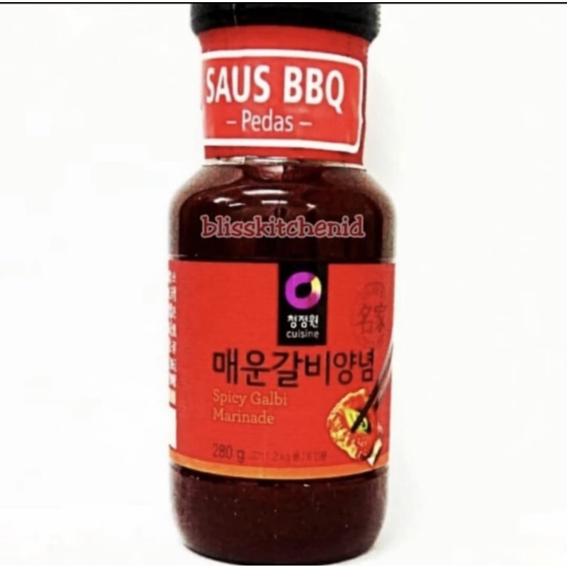 

Spicy Galbi Sauce Marinate Chung Jung One 280gr karton