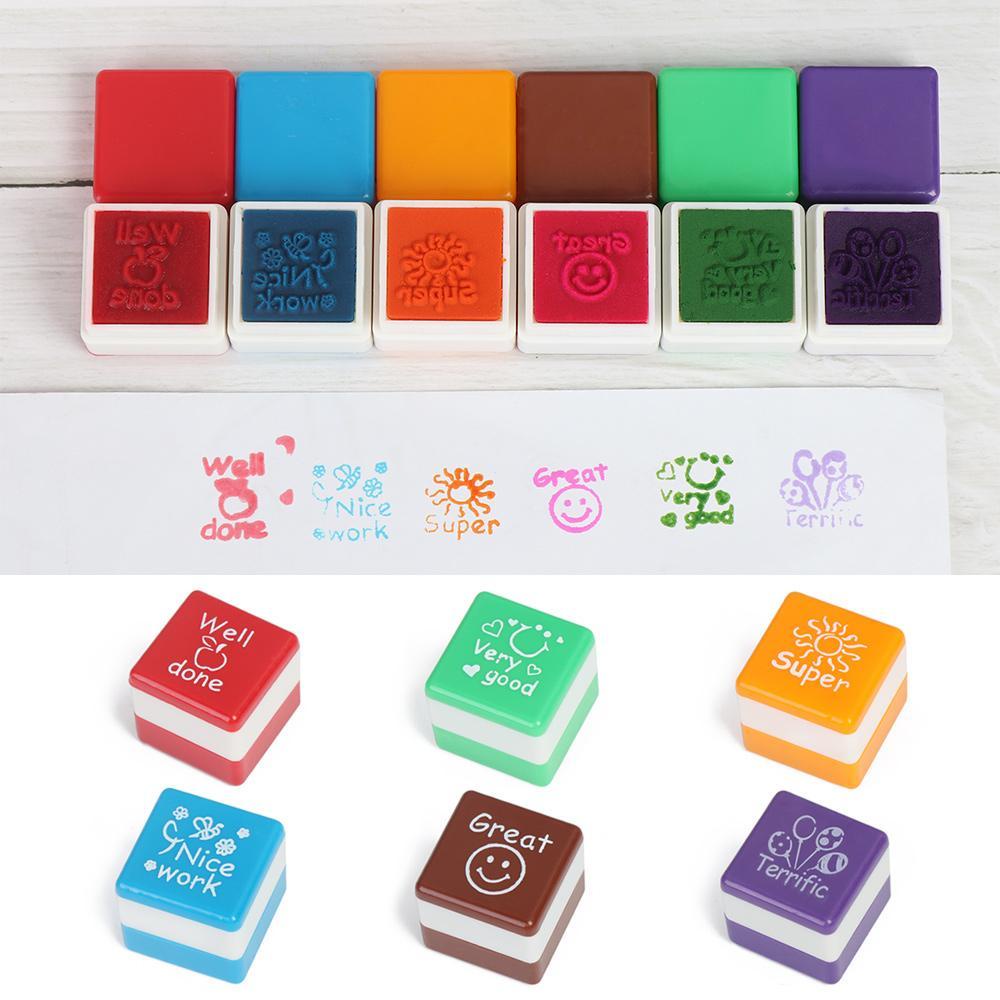 Nanas 6pcs/set Cap Dorong Album DIY Kerja Bagus Tk Hadiah Sangat Baik Anak-Anak