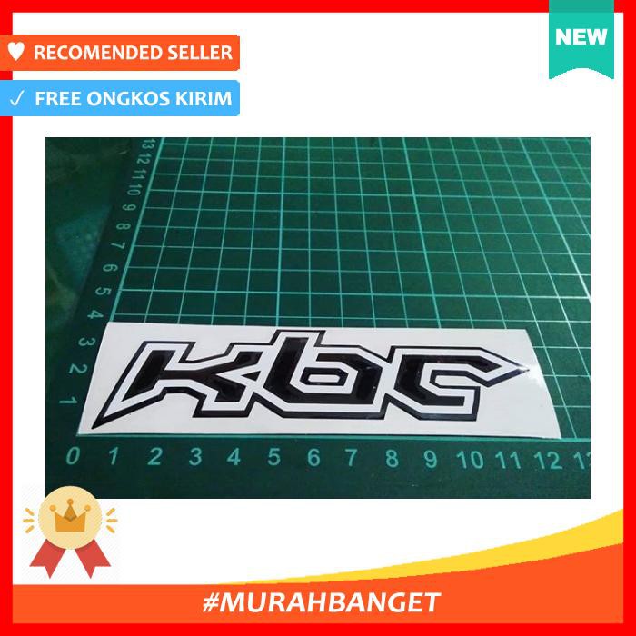 

Stiker - Cutting Sticker Kbc Hitam Putih 12Cm - Pengikat & Perekat