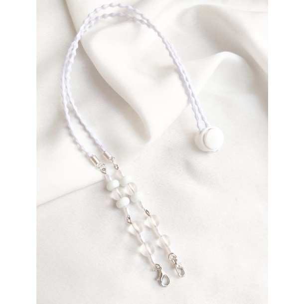 KALUNG MASKER FASHION STRAP WHITE SERIES