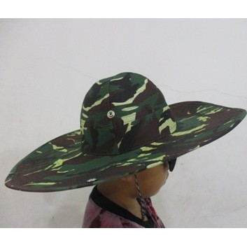 Topi Mancing Anti Silau/Topi Cowboy Koboy Koboi Loreng Anak &amp; Dewasa***TOP