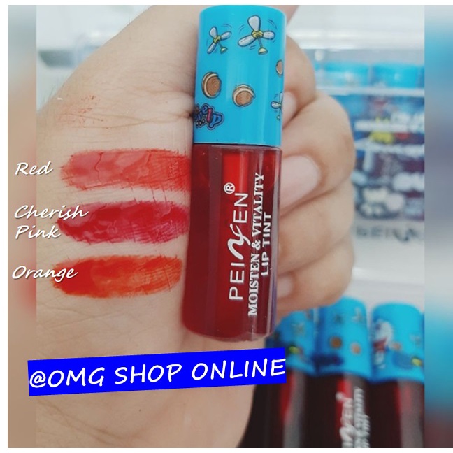 Liptint Korea Doraemon - Peiyen Liptint Doraemon Kartun Jepang / Lip Tint Original Lipstik Lipcream / Pemerah Bibir Pink Pelembab Bibir / Liptin Pelengkap Lipbalm Karakter Makeup Wanita / Liptint Anak Sekolah Liptint Tahan Lama Anti Air Waterproof