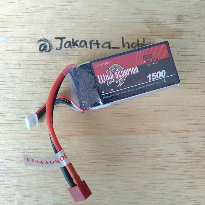 Wild Scorpion Nano 1500Mah 3S 25C Jakartahobby