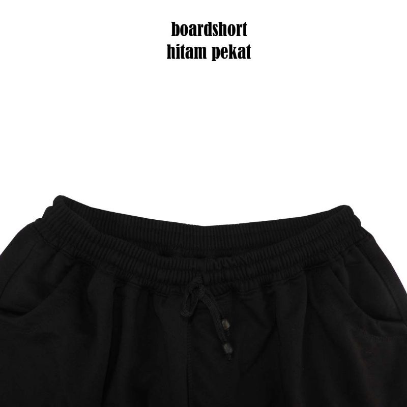 BOARDSHOT/BOXER/CELANA PENDEK/UNISEX/TDE/HITAM PEKAT